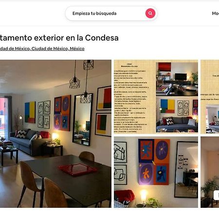 Excelente Departamento En La Condesa Apartment เม็กซิโกซิตี้ ภายนอก รูปภาพ
